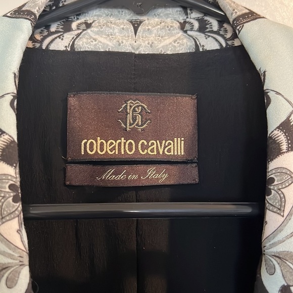 Vintage Cavalli Roberto Cavalli Silk Blazer EU 46​ - Picture 4 of 7